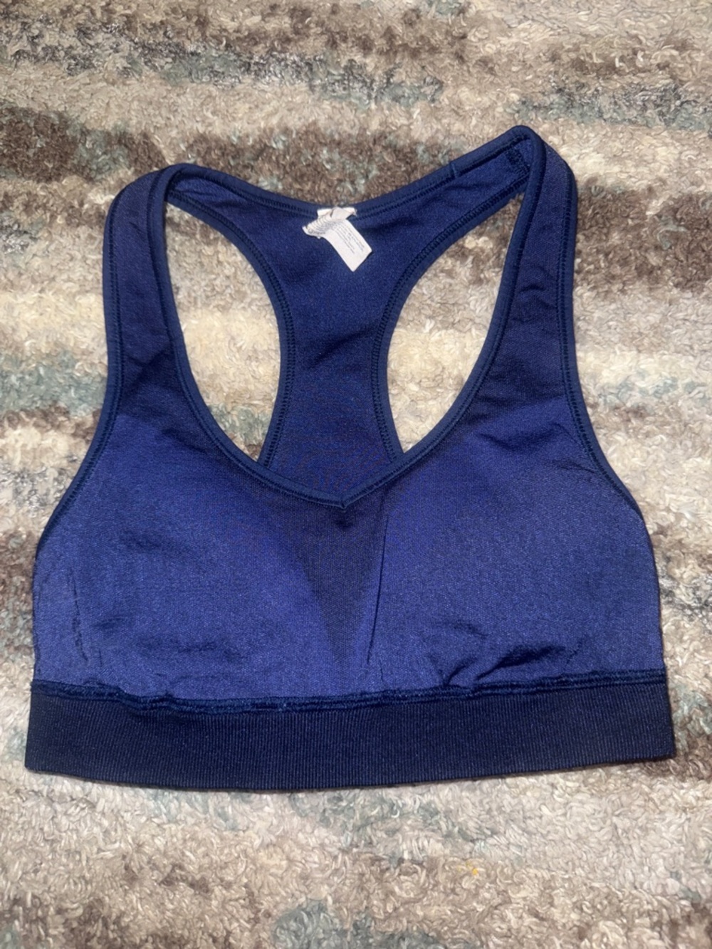 lululemon athletica Navy Racerback Sports Bra